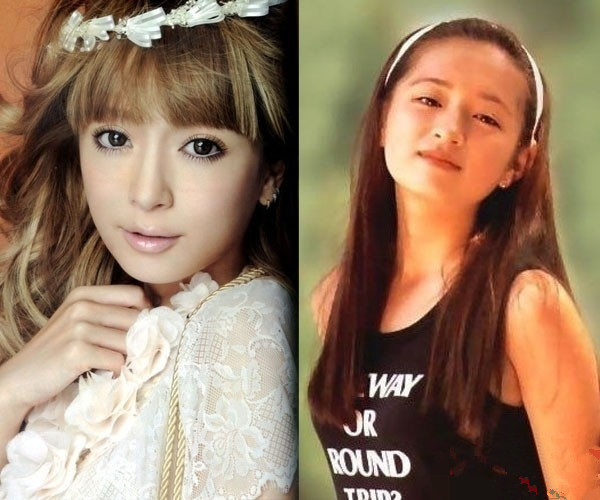 明星开眼角前后对比图片 看看哪些是人造大眼美女