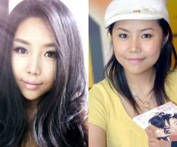 明星开眼角前后对比图片 看看哪些是人造大眼美女