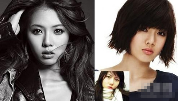 没整容前的金泫雅颧骨上是较多肉的,现在的完全没有了赘肉,难免遭人