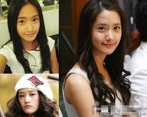 20位女星整容前后对比照：允儿整容前似李宇春