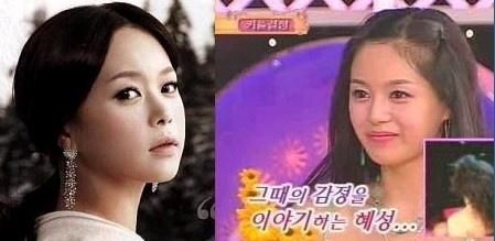 20位女星整容前后对比照：允儿整容前似李宇春