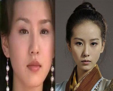 刘诗诗大饼脸变鹅蛋脸 刘诗诗整容对比图