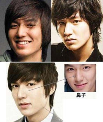 特别曝光李敏镐整容前后对比照片