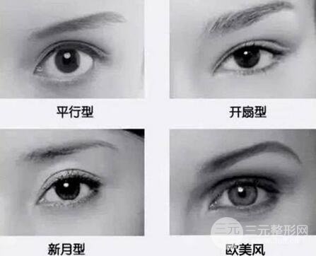 开扇双眼皮