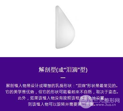 泪滴型假体