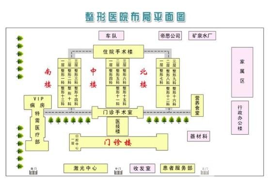 北京协和医院平面图图片