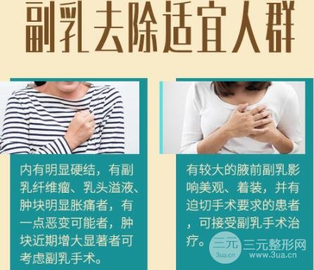 副乳手术果 适合哪些人
