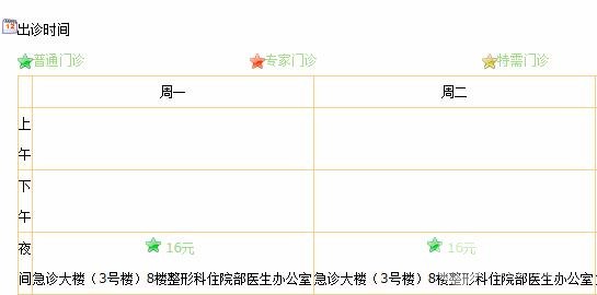 南昌大学一附院美容科徐桂珍医生出诊信息