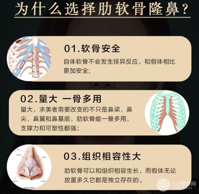 肋软骨做鼻子怎么样?优缺点分析
