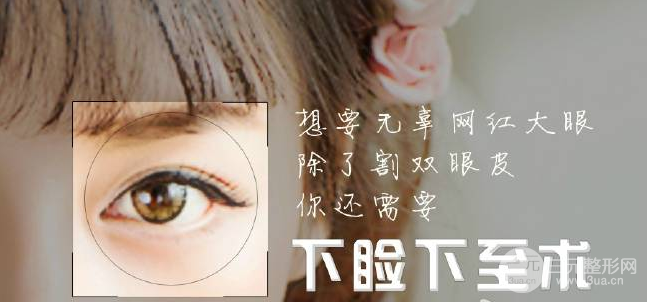 眼睑下至