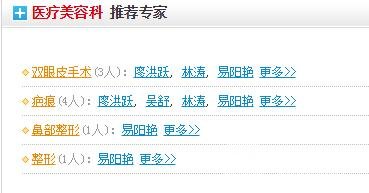 医生名单