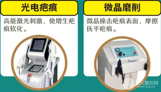 激光去疤痕的图片