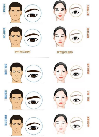 种植眉毛前后图片