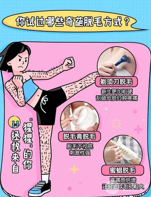 激光脱毛有什么优点?
