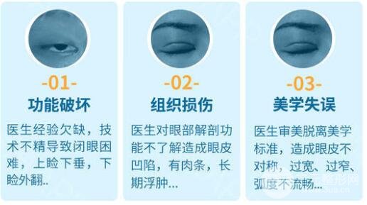 双眼皮手术失败的原因是什么?