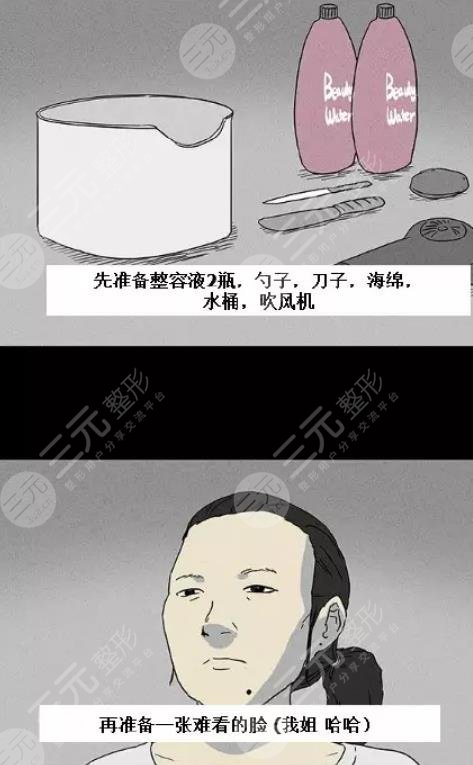 整容液漫画图解