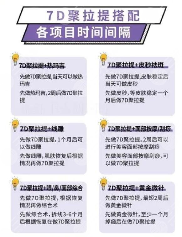 做了热玛吉后多久可以做7d聚拉提?
