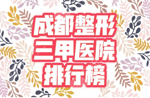 成都整形三甲医院