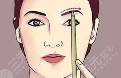 浅咖色纹眉后较终果图