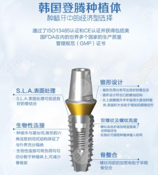 韩国登腾种植牙