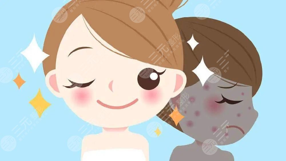 光子嫩肤去痘印、痘坑的果图，原理和注意事项