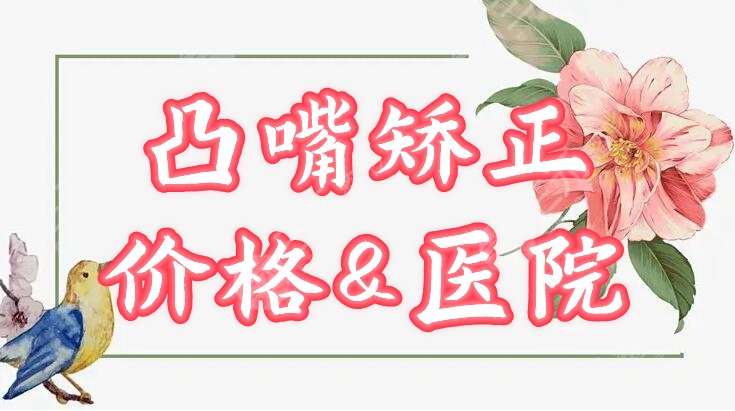 凸嘴矫正 价格 医院