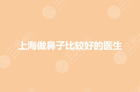 上海做鼻子比较出名的医生有谁?专家谁好?