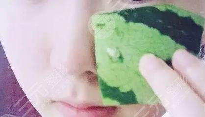 西瓜皮敷脸