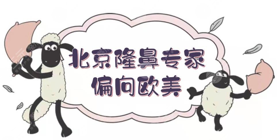 北京隆鼻专家排名有哪些?偏向欧美