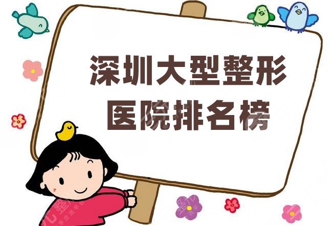 深圳大型整形医院排名榜