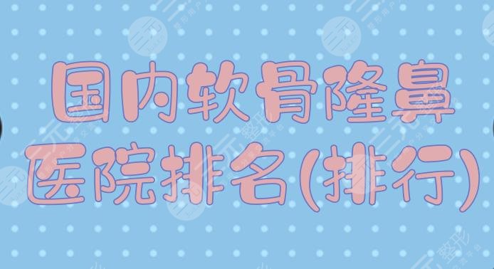 国内软骨隆鼻医院排名(排行)|哪家好？北京薇琳、成都玉之光等介绍！