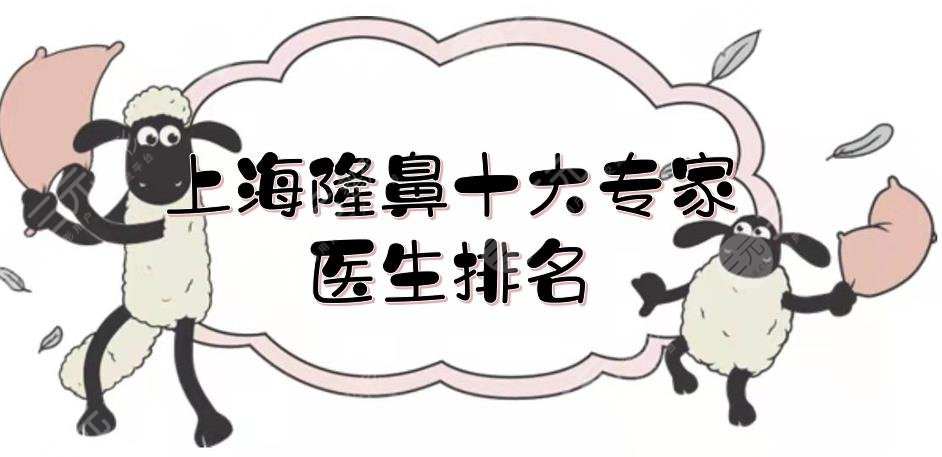 上海隆鼻十大专家|医生排名