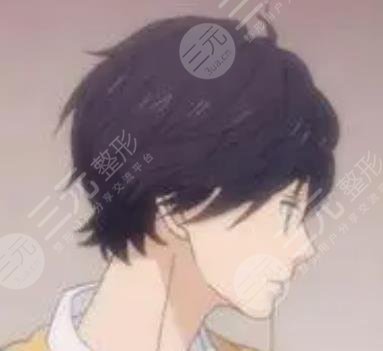 三七分卷发发型