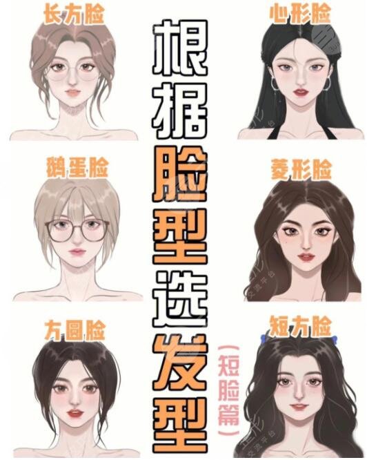 长形脸适合的发型图片详解