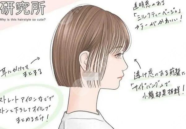 瓜子脸女生适合什么短发?