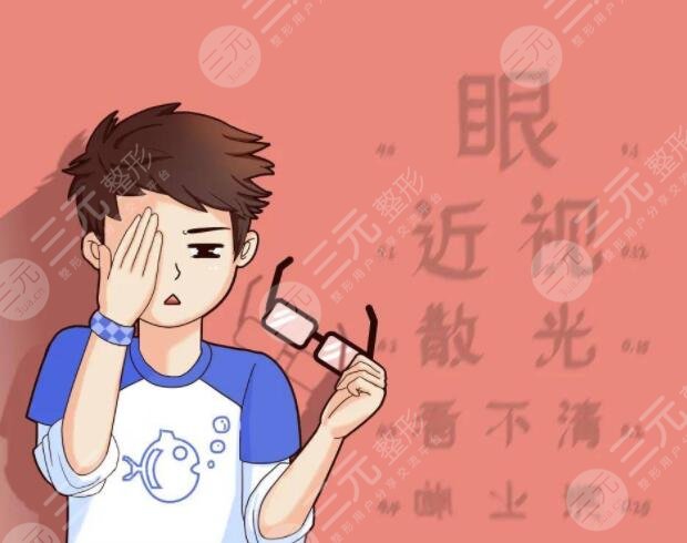 激光手术缓解近视眼的过程