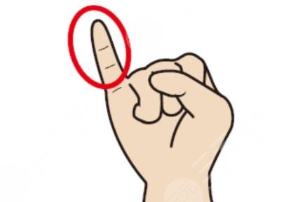 小指弯曲