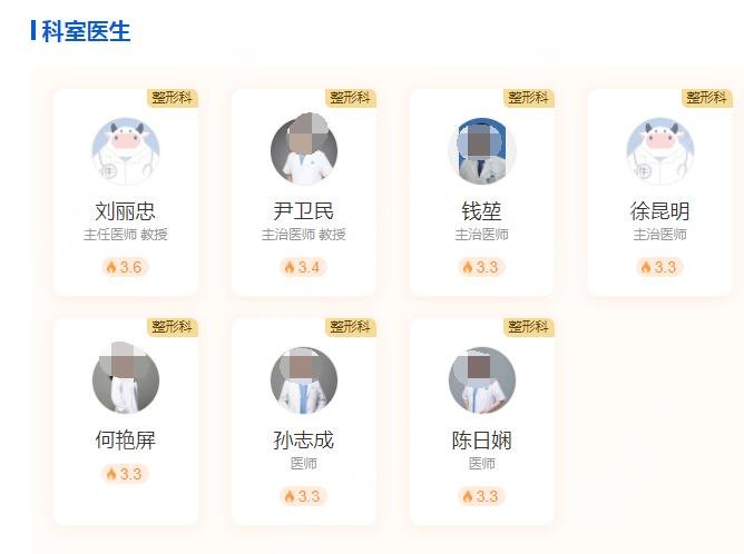 清远人民医院整形科医生