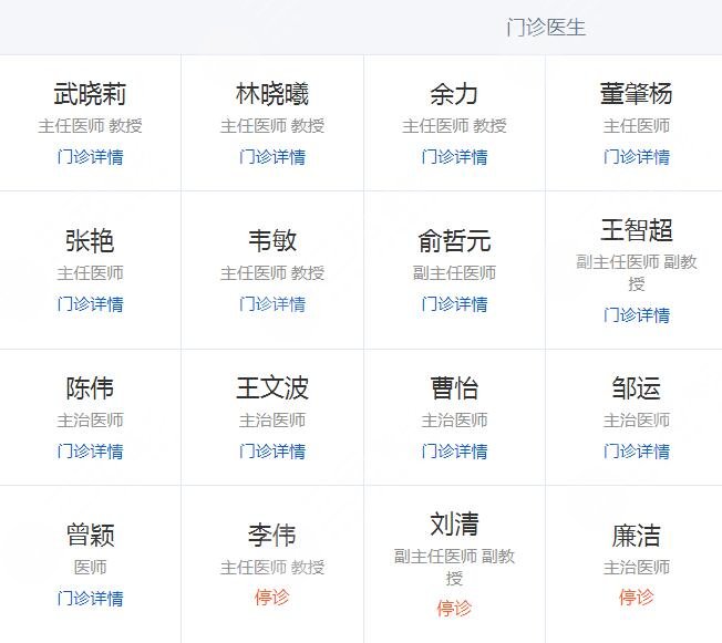 上海九院整外三巨头介绍