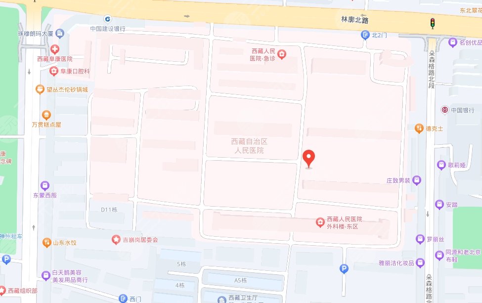 西藏自治区人民医院地址