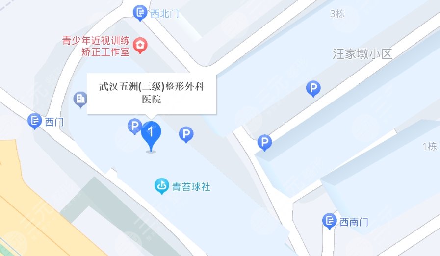 武汉五洲整形外科医院地址
