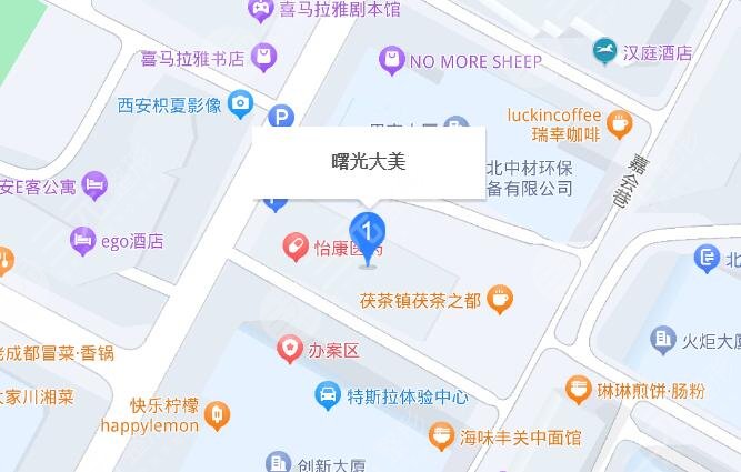 西安曙光大美医疗地址