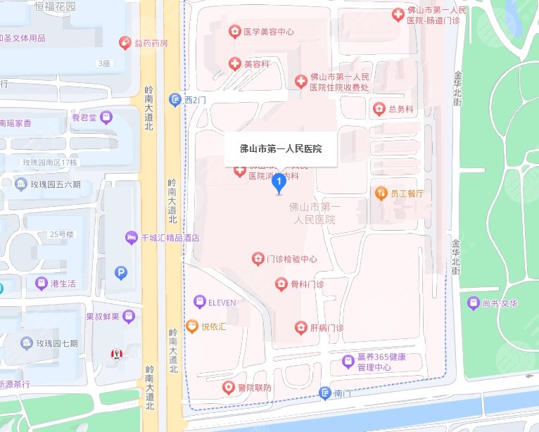 佛山市第一人民医院地址