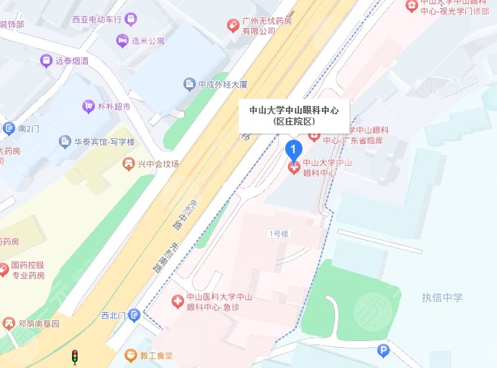 中山大学中山眼科中心眼整形科地址
