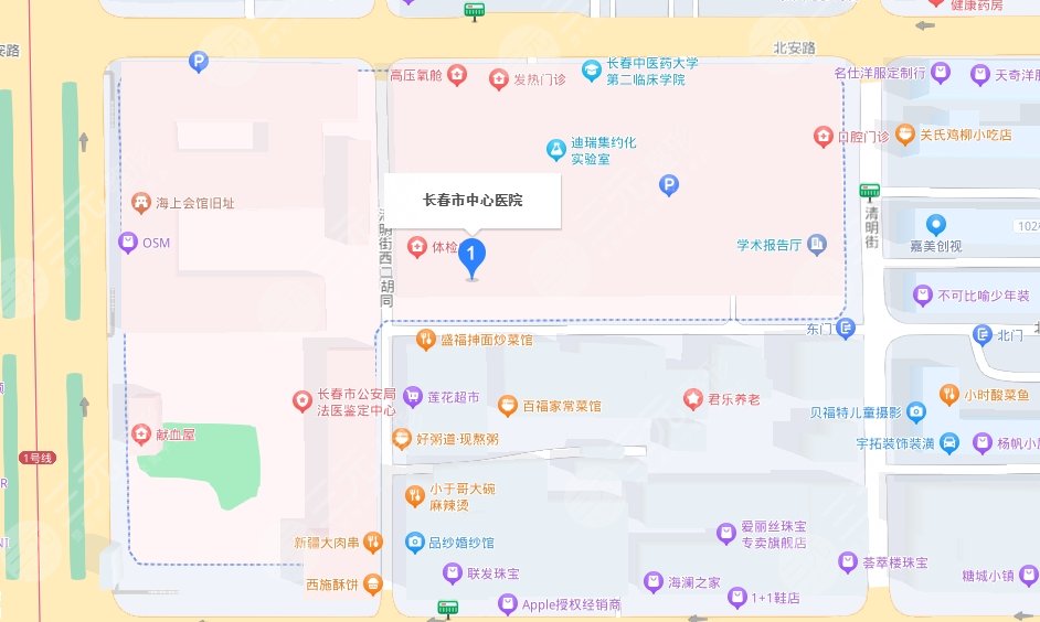 长春市中心医院地址