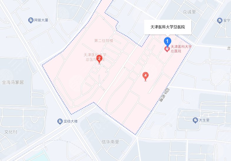 天津医科大学总医院地址