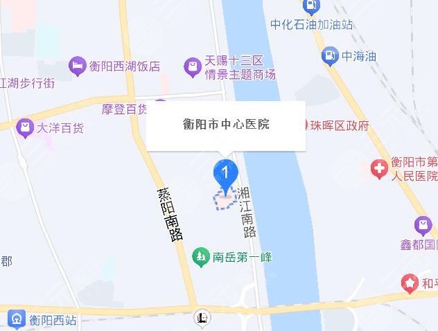 衡阳市中心医院地址