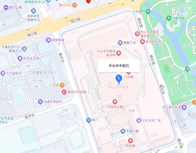 中山市中医院地址