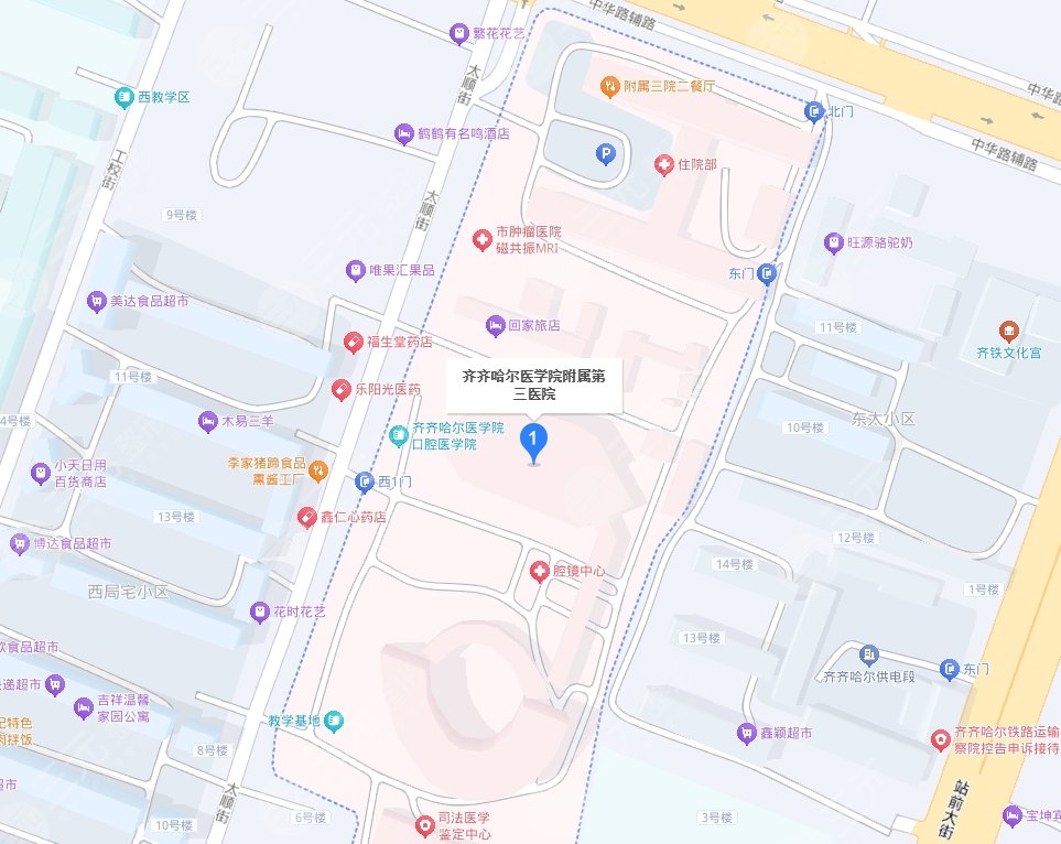 齐齐哈尔医学院附属第三医院地址