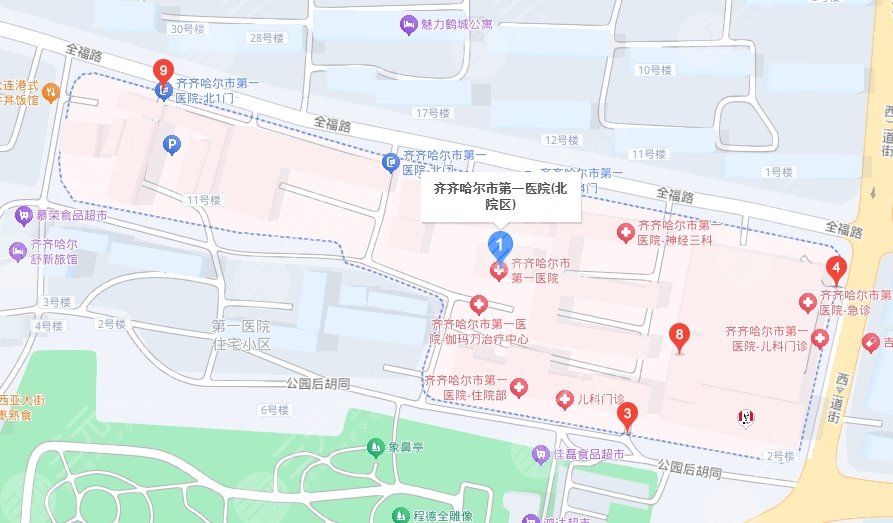 齐齐哈尔市第一医院地址